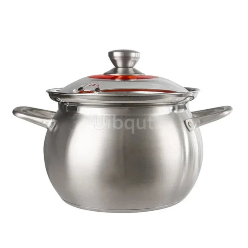304 stainless steel Thickened soup pot New design General use of gas in induction cooker for porridge and soup big cooking pot